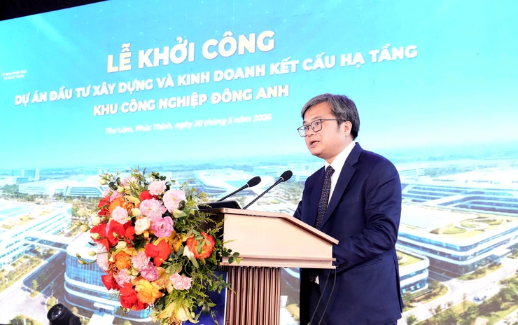 Khởi công Dự án đầu tư xây dựng và kinh doanh kết cấu hạ tầng Khu công nghiệp Đông Anh- Ảnh 4.