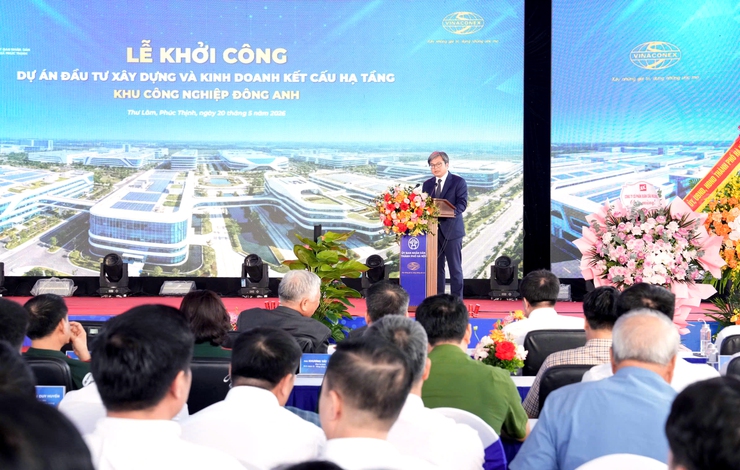 Khởi công Dự án đầu tư xây dựng và kinh doanh kết cấu hạ tầng Khu công nghiệp Đông Anh- Ảnh 5.