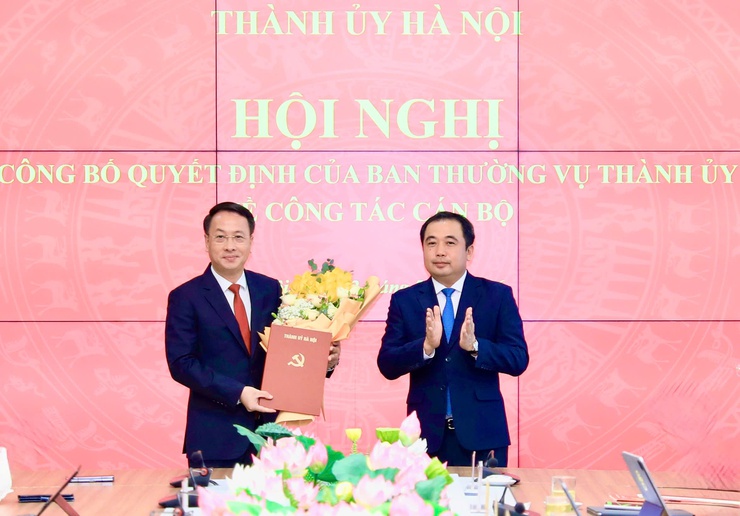 Đồng chí Trần Đình Cảnh giữ chức Chủ nhiệm Ủy ban Kiểm tra Thành ủy Hà Nội- Ảnh 1.
