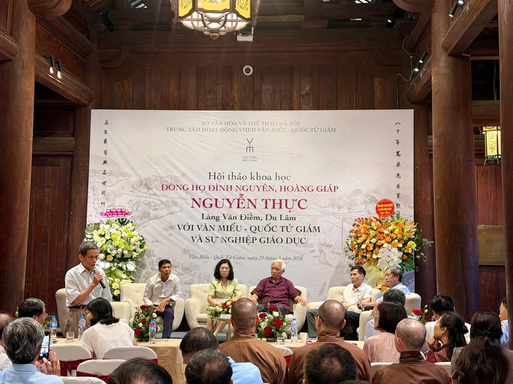 Làm rõ giá trị về dòng họ Đình nguyên, Hoàng giáp Nguyễn Thực với Văn Miếu - Quốc Tử Giám và sự nghiệp giáo dục- Ảnh 1.