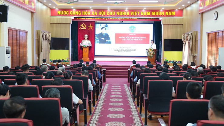 Xã Dương Hòa: Tập huấn tuyên truyền, phổ biến Luật Thủ đô năm 2026- Ảnh 1.