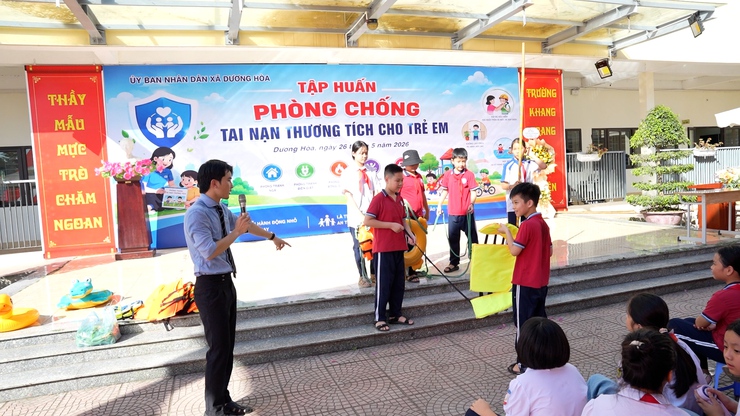 Xã Dương Hòa: Lan tỏa kỹ năng phòng, chống tai nạn thương tích cho trẻ em- Ảnh 3.