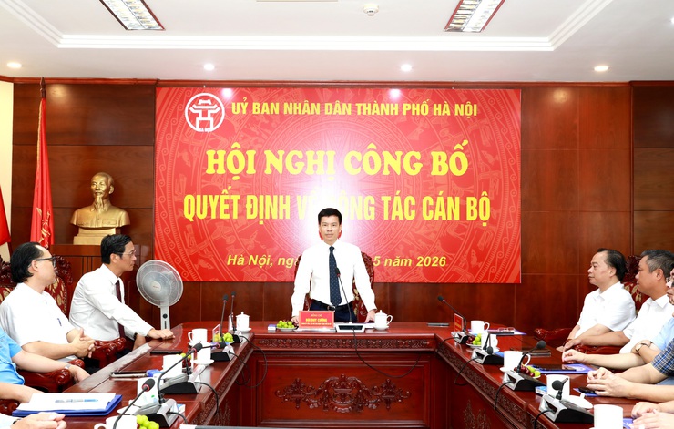 Đồng chí Lê Thanh Nam được bổ nhiệm làm Giám đốc Sở Nông nghiệp và Môi trường Hà Nội- Ảnh 1.