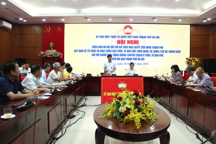 Hà Nội phản biện xã hội về dự thảo Nghị quyết thôn, tổ dân phố- Ảnh 3.