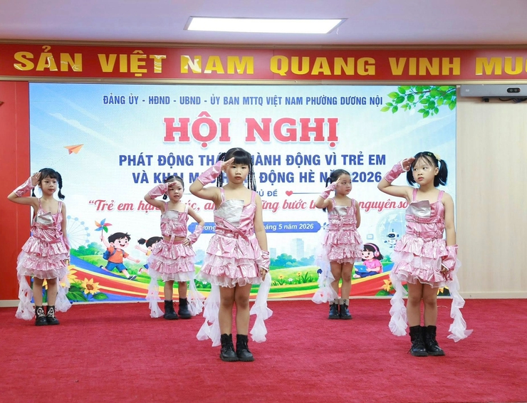 Dương Nội: Phát động Tháng hành động vì trẻ em năm 2026- Ảnh 4.