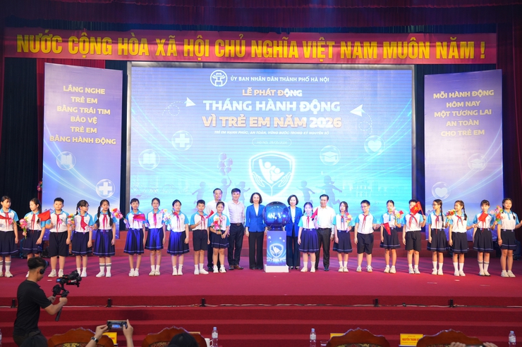 Hà Nội phát động Tháng hành động vì trẻ em năm 2026- Ảnh 4.