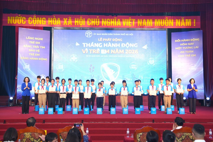 Hà Nội phát động Tháng hành động vì trẻ em năm 2026- Ảnh 6.