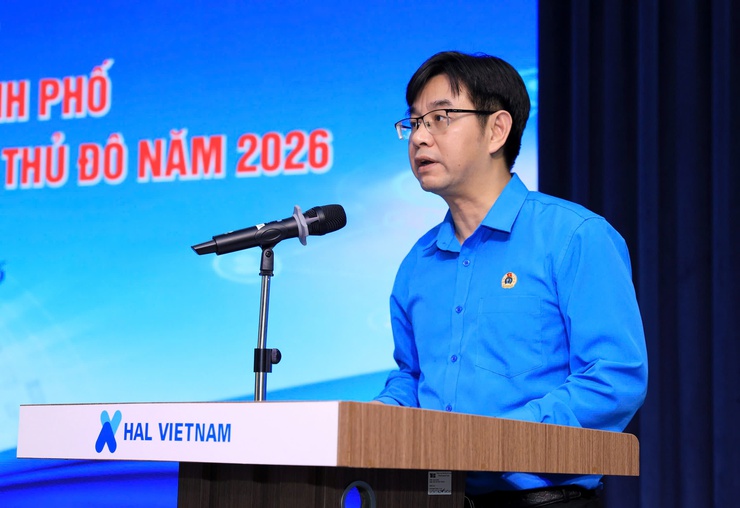 Chủ tịch UBND Thành phố Vũ Đại Thắng gặp gỡ, đối thoại với công nhân lao động Thủ đô năm 2026- Ảnh 2.