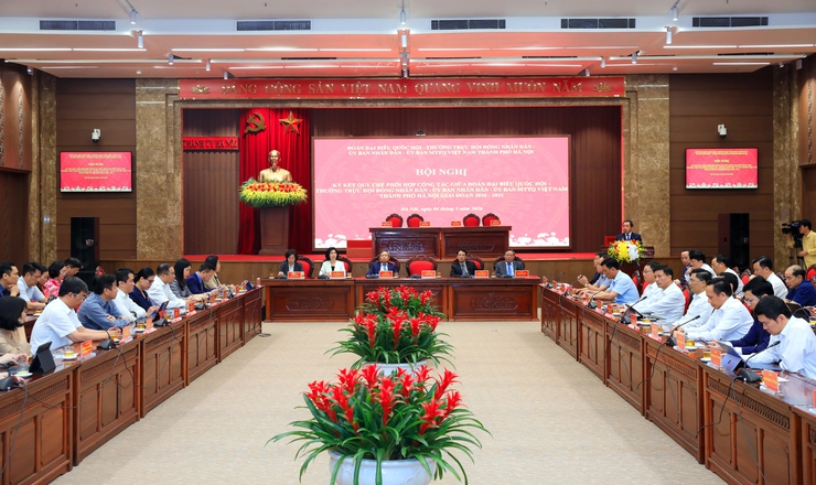 Ký kết quy chế phối hợp giữa Đoàn ĐBQH, Thường trực HĐND, UBND, Ủy ban MTTQ Việt Nam Thành phố giai đoạn 2026-2031- Ảnh 1.