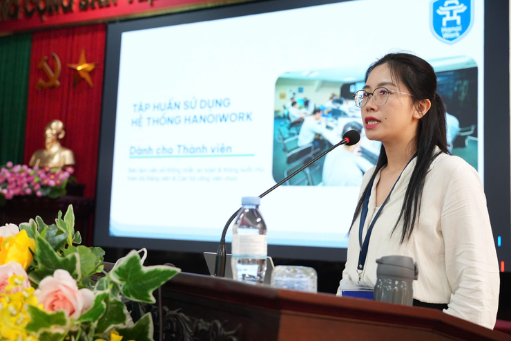 Đan Phượng đẩy mạnh chuyển đổi số, vận hành nền tảng làm việc số đồng bộ- Ảnh 3.