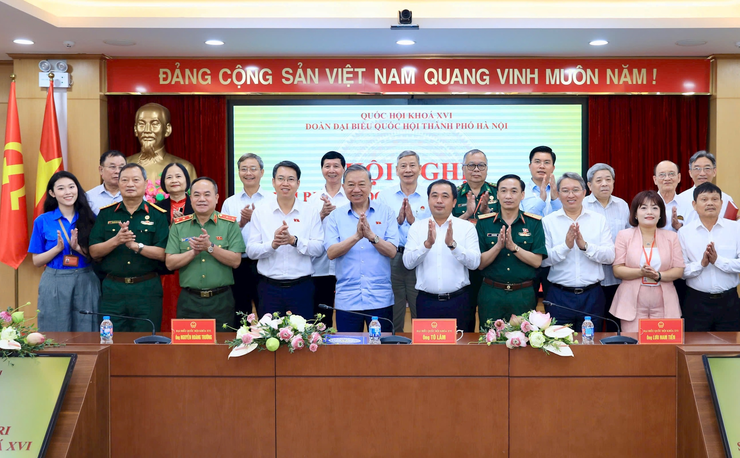 Tổng Bí thư, Chủ tịch nước Tô Lâm tiếp xúc cử tri Hà Nội- Ảnh 12.