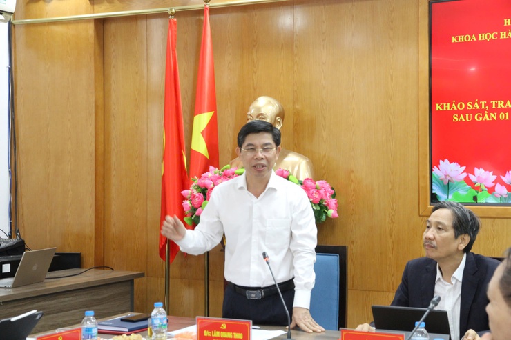 Hiệp hội Khoa học Hành chính Việt Nam khảo sát và trao đổi kết quả thực hiện chính quyền địa phương hai cấp tại phường Xuân Phương- Ảnh 5.