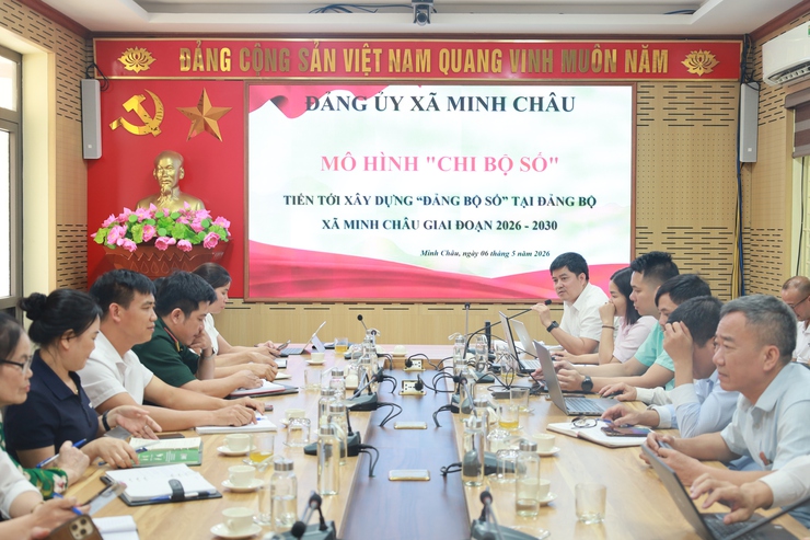 Xã Minh Châu triển khai đánh giá cán bộ theo OKR/KPI- Ảnh 1.