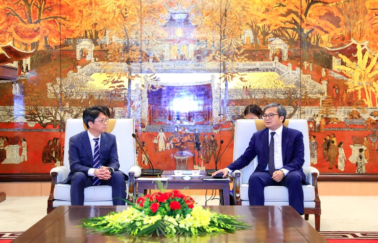 Phó Chủ tịch UBND Thành phố Trương Việt Dũng tiếp Thứ trưởng thứ hai Bộ Đất đai, Hạ tầng và Giao thông Hàn Quốc- Ảnh 2.