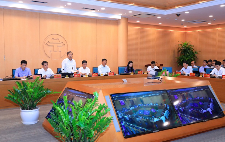 Chủ tịch Hà Nội Vũ Đại Thắng: Toàn bộ các nghị quyết triển khai Luật Thủ đô phải được hoàn thiện trước 15/6- Ảnh 5.