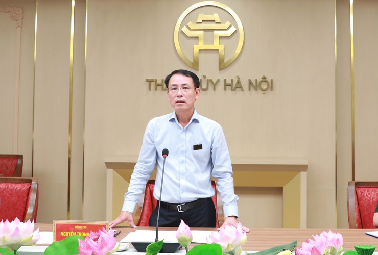 Giao ban tiến độ triển khai công tác giải phóng mặt bằng các dự án trọng điểm trên địa bàn Thành phố- Ảnh 4.