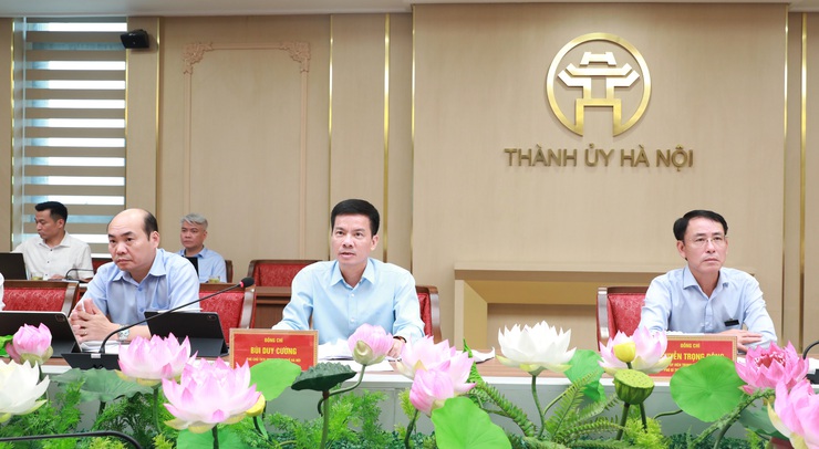 Giao ban tiến độ triển khai công tác giải phóng mặt bằng các dự án trọng điểm trên địa bàn Thành phố- Ảnh 3.