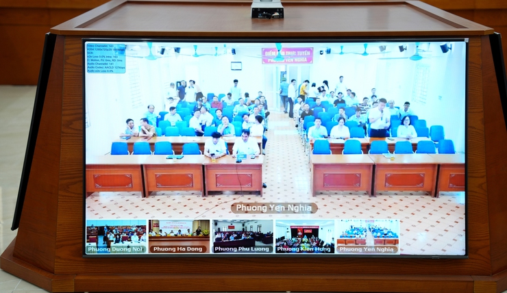 Chủ tịch HĐND Thành phố Phùng Thị Hồng Hà tiếp xúc cử tri trước kỳ họp thường lệ HĐND Thành phố- Ảnh 3.