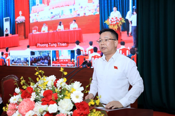 Cử tri kiến nghị Thành phố tiếp tục quan tâm đầu tư hạ tầng khu vực Sơn Tây - Ba Vì- Ảnh 2.