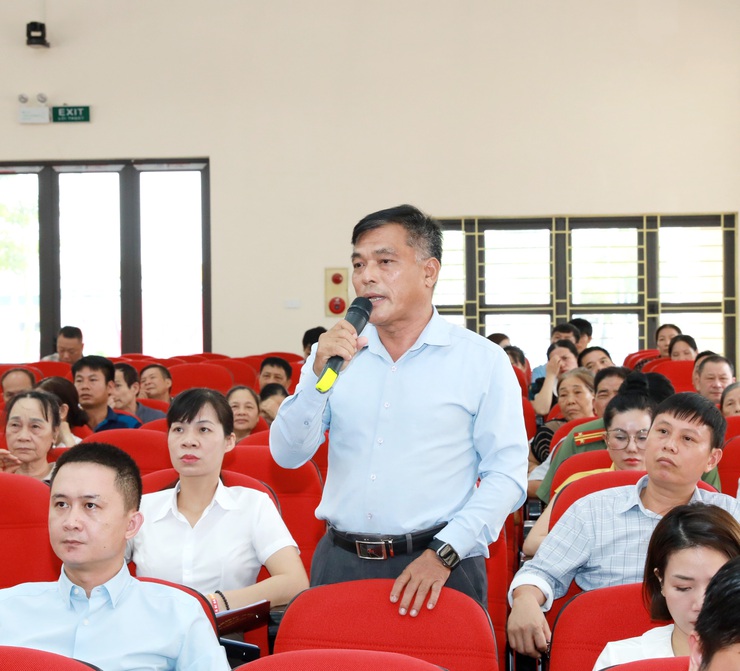 Phó Chủ tịch UBND Thành phố Bùi Duy Cường tiếp xúc cử tri đơn vị bầu cử số 31- Ảnh 4.