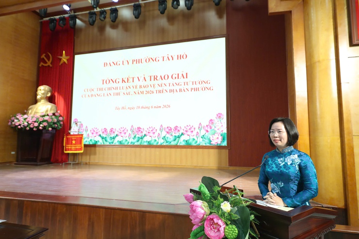 Phường Tây Hồ: Mô hình chính quyền địa phương hai cấp vận hành ổn định, hiệu quả- Ảnh 4.