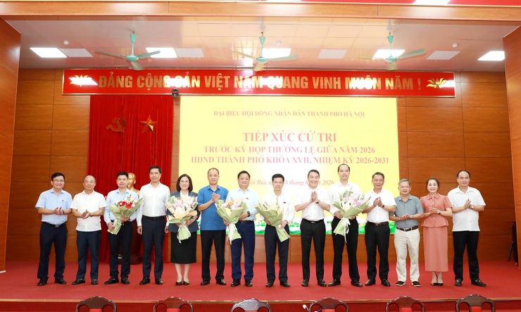 Phó Chủ tịch UBND Thành phố Bùi Duy Cường tiếp xúc cử tri đơn vị bầu cử số 31- Ảnh 7.