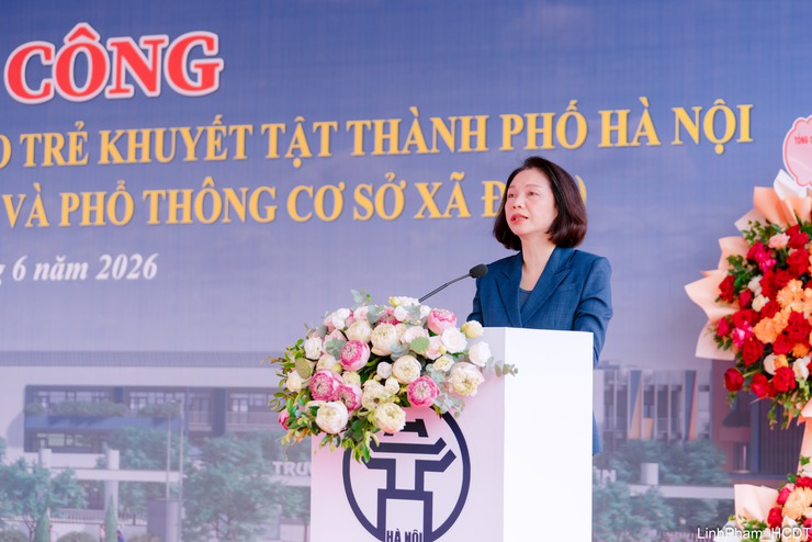 Khởi công xây dựng Trường chuyên biệt cho trẻ khuyết tật thành phố Hà Nội- Ảnh 2.