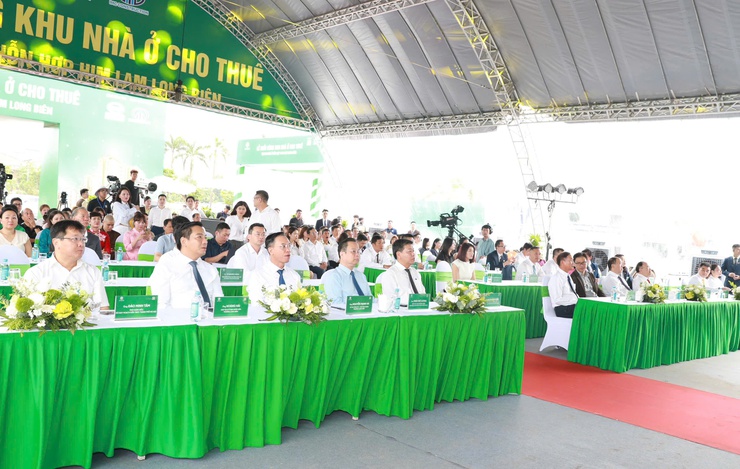 Khởi công Khu nhà ở cho thuê 2000 căn tại Him Lam Long Biên- Ảnh 1. Khởi công Khu nhà ở cho thuê 2000 căn tại Him Lam Long Biên- Ảnh 1.