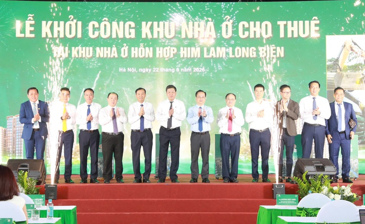 Khởi công Khu nhà ở cho thuê 2000 căn tại Him Lam Long Biên- Ảnh 5. Khởi công Khu nhà ở cho thuê 2000 căn tại Him Lam Long Biên- Ảnh 5.