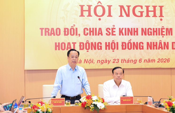 Thành phố Hà Nội và thành phố Hồ Chí Minh trao đổi kinh nghiệm trong hoạt động cơ quan dân cử- Ảnh 6.