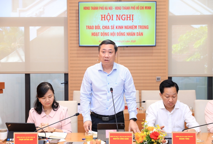 Thành phố Hà Nội và thành phố Hồ Chí Minh trao đổi kinh nghiệm trong hoạt động cơ quan dân cử- Ảnh 4.