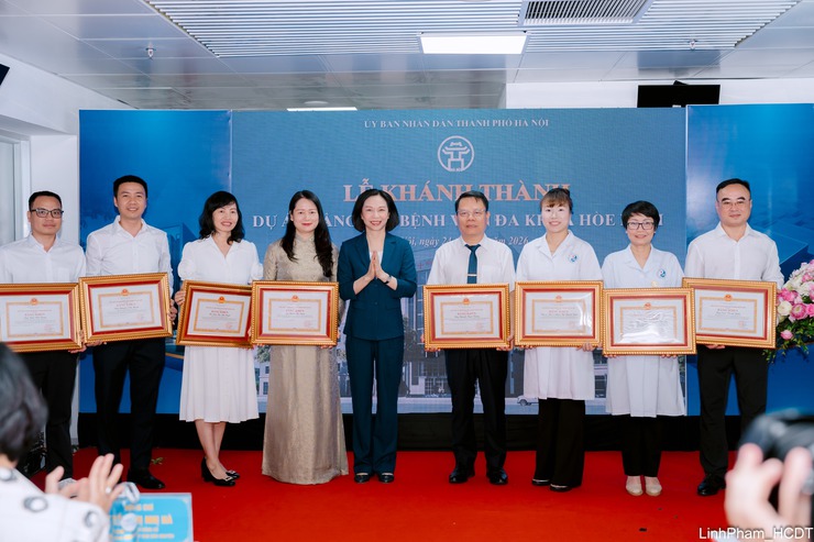 Khánh thành dự án nâng cấp Bệnh viện Đa khoa Hòe Nhai- Ảnh 3.