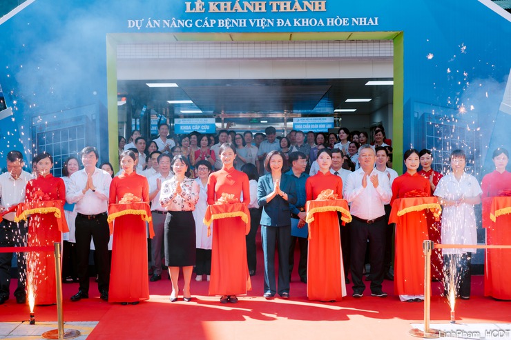 Khánh thành dự án nâng cấp Bệnh viện Đa khoa Hòe Nhai- Ảnh 1.