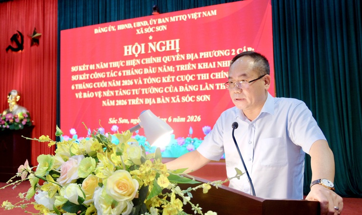 Tạo đà tăng trưởng mới từ mô hình chính quyền địa phương hai cấp tại Sóc Sơn- Ảnh 4.