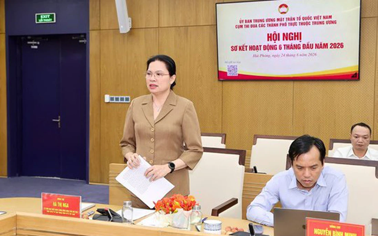 Cụm thi đua các thành phố trực thuộc Trung ương sơ kết công tác Mặt trận 6 tháng đầu năm 2026- Ảnh 2.