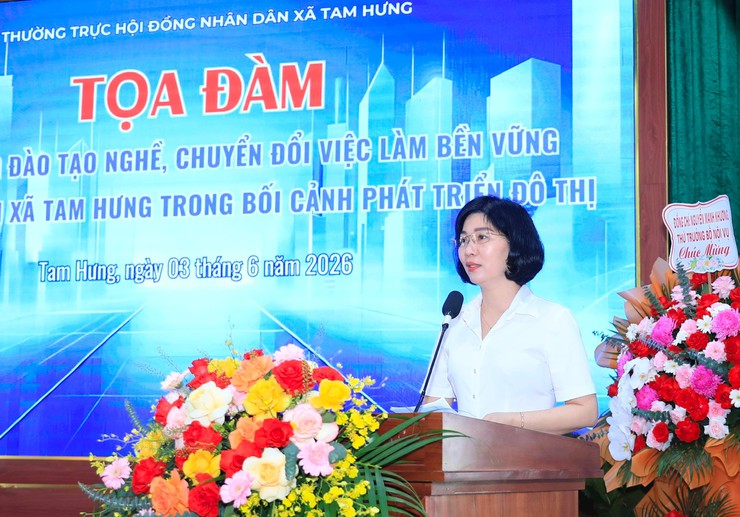 Định hướng đào tạo nghề, chuyển đổi việc làm bền vững cho người dân xã Tam Hưng trong bối cảnh phát triển đô thị- Ảnh 2.