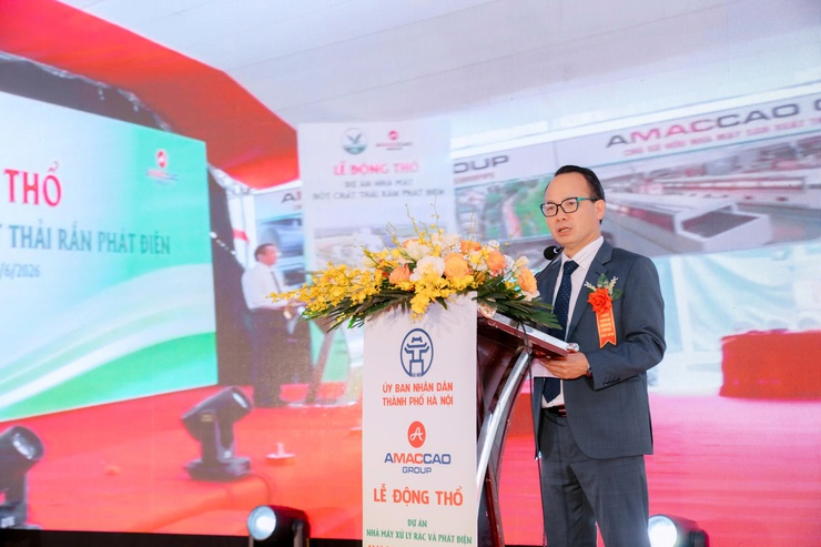 Hà Nội động thổ Nhà máy xử lý rác và phát điện AMACCAO - Thành Công- Ảnh 2.