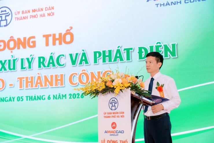 Hà Nội động thổ Nhà máy xử lý rác và phát điện AMACCAO - Thành Công- Ảnh 4.