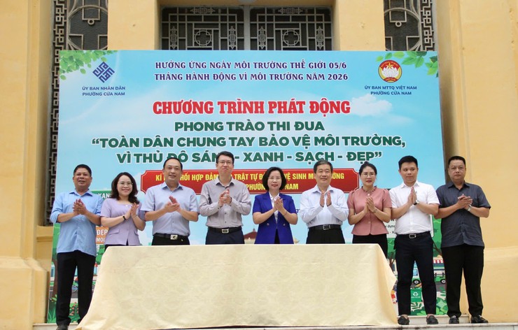 Ủy ban MTTQ Việt Nam thành phố Hà Nội kêu gọi nhân dân Thủ đô chung tay xây dựng Hà Nội xanh - sạch - đẹp- Ảnh 2.