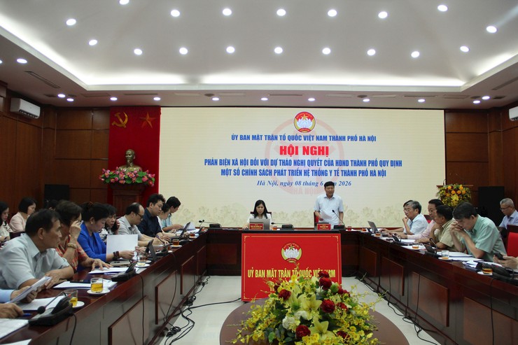 Phản biện xã hội dự thảo chính sách phát triển y tế Hà Nội- Ảnh 1.