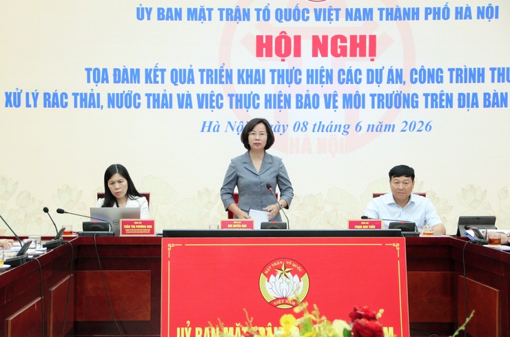 Hà Nội tọa đàm kết quả triển khai các dự án xử lý rác thải, nước thải, bảo vệ môi trường- Ảnh 1.