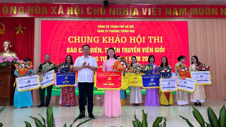 Phường Tương Mai tổ chức thành công Hội thi Báo cáo viên, tuyên truyền viên giỏi năm 2026- Ảnh 3.