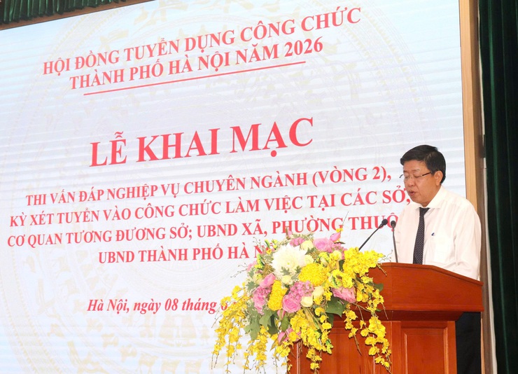 Khai mạc thi vấn đáp nghiệp vụ chuyên ngành xét tuyển vào công chức- Ảnh 3.
