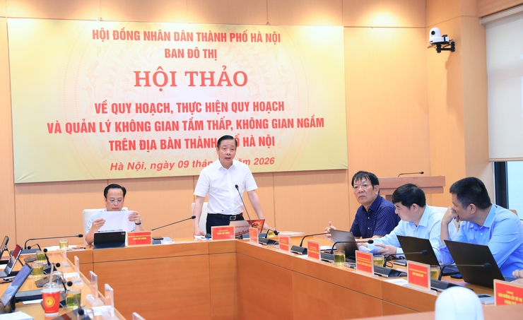 Hội thảo về quy hoạch, thực hiện quy hoạch và quản lý không gian tầm thấp, không gian ngầm trên địa bàn Thành phố- Ảnh 2.