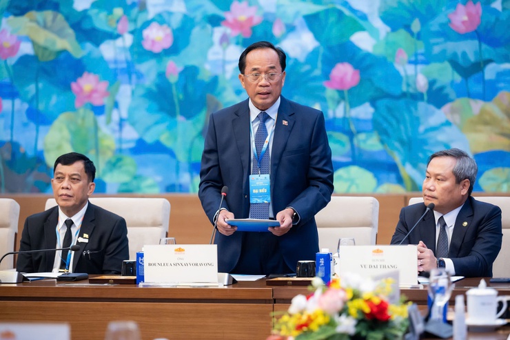 Chủ tịch Quốc hội Trần Thanh Mẫn tiếp Lãnh đạo các thành phố ASEAN- Ảnh 8.