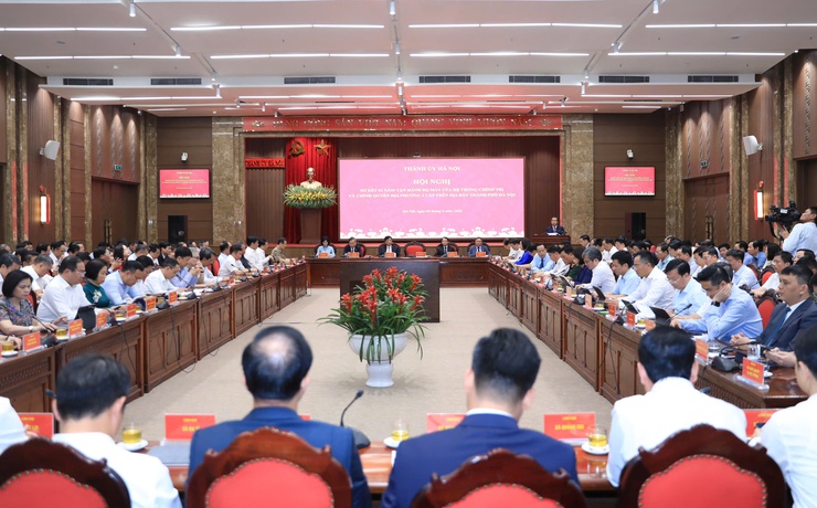 Hà Nội sơ kết 01 năm vận hành bộ máy của hệ thống chính trị và chính quyền địa phương 2 cấp- Ảnh 2.