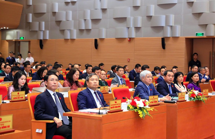 Khai mạc Kỳ họp thứ năm, HĐND thành phố Hà Nội khóa XVII: Quyết định nhiều nội dung quan trọng- Ảnh 2. Khai mạc Kỳ họp thứ năm, HĐND thành phố Hà Nội khóa XVII: Quyết định nhiều nội dung quan trọng- Ảnh 2.