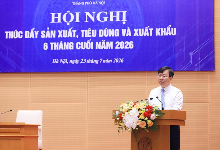Hà Nội tập trung các giải pháp thúc đẩy sản xuất, tiêu dùng và xuất khẩu 6 tháng cuối năm 2026- Ảnh 2.