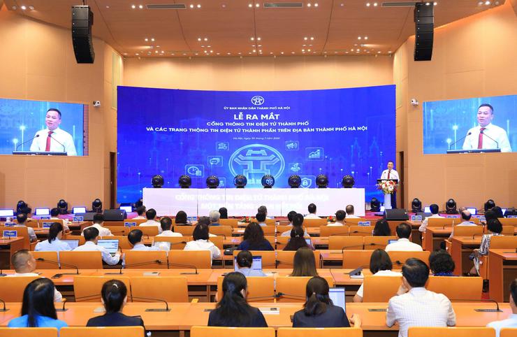 Hà Nội ra mắt nền tảng Cổng Thông tin điện tử Thành phố và các trang thông tin thành phần- Ảnh 7.