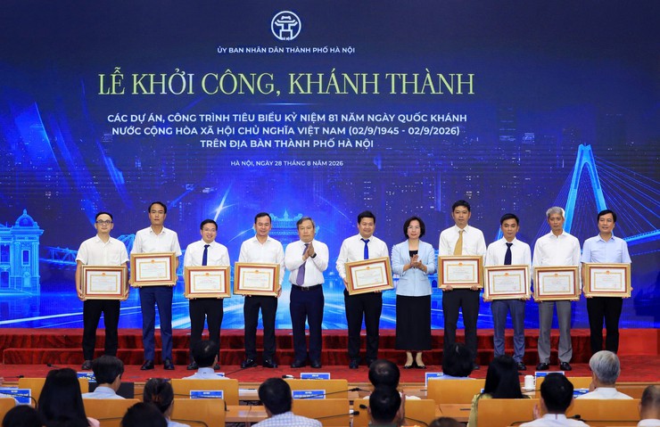 Hà Nội khởi công, khánh thành 17 dự án, công trình tiêu biểu chào mừng kỷ niệm 81 năm Quốc khánh 2/9- Ảnh 14. Hà Nội khởi công, khánh thành 17 dự án, công trình tiêu biểu chào mừng kỷ niệm 81 năm Quốc khánh 2/9- Ảnh 14.